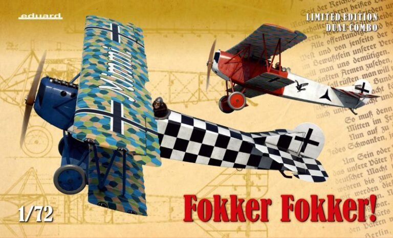 Fokker D.VII – Combo Fokker Fokker 1/72 – Eduard