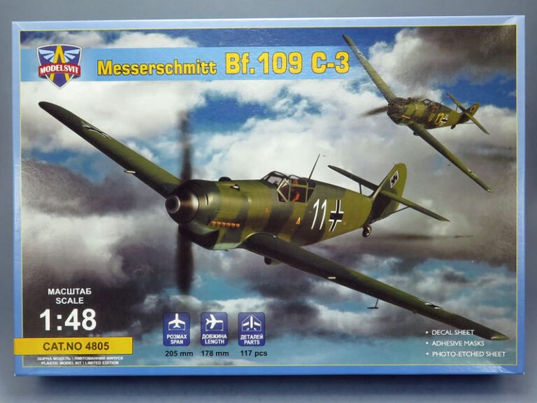 Bf 109C-3 – 1/48 – Modelsvit – 4805