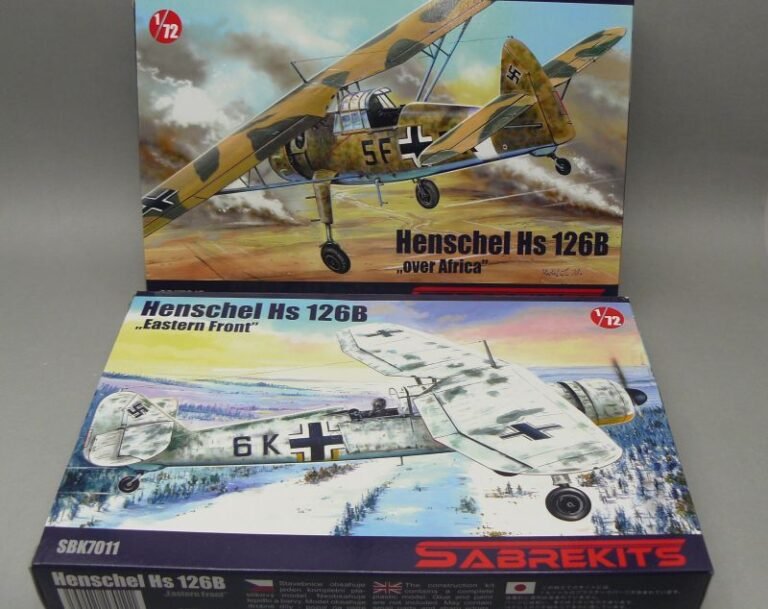 Hs 126B, Sabrekits 1/72