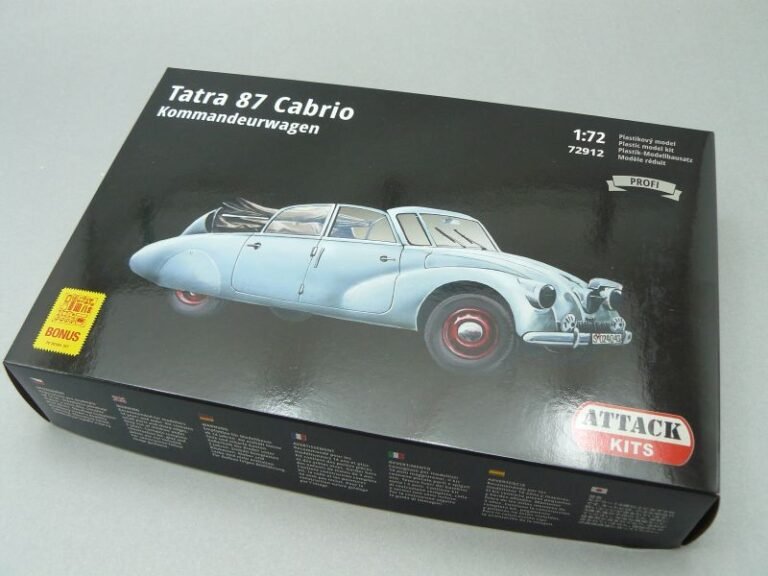 Tatra 87 Cabrio 1/72,  Attack Kits