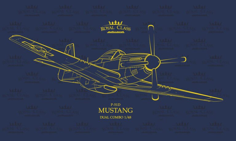 P-51D Mustang “Royal Class” Dual Combo – 1/48 – Eduard # R0020