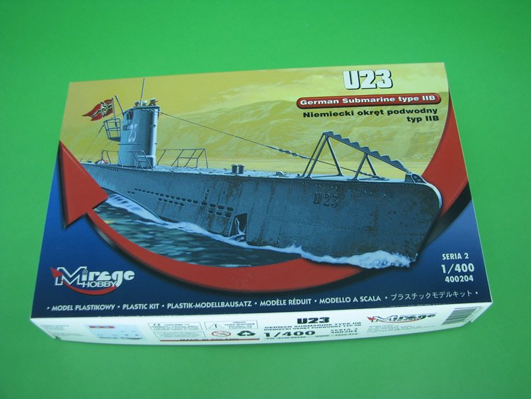 U23 German Submarine Type IIb – Mirage Hobby 1/400