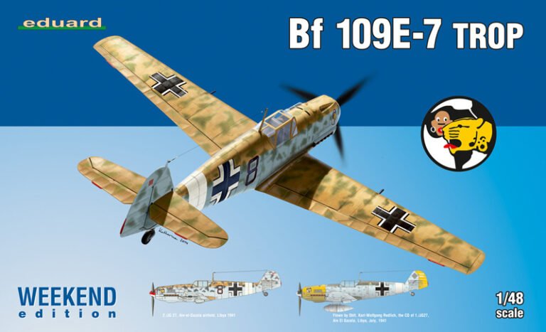 Bf 109E-7 Trop “Weekend” – 1/48 – Eduard # 84167