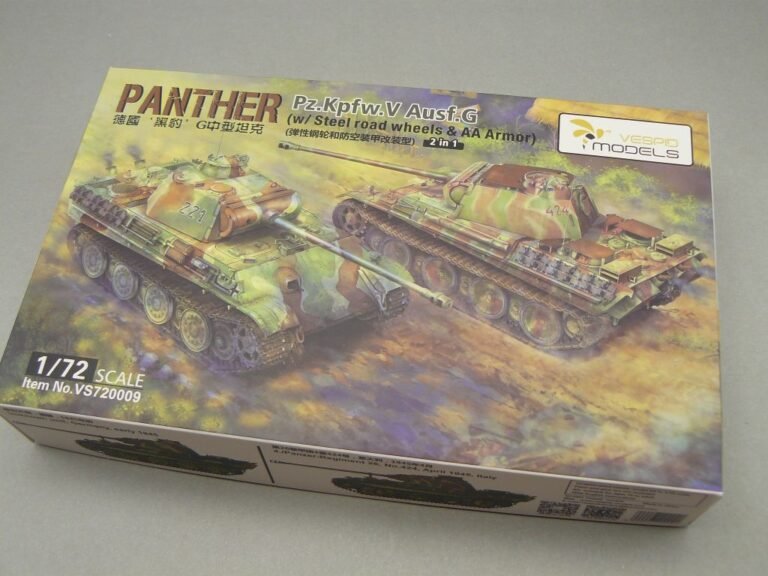 Panther G (Steel road wheel & AA Armor) , Vespid Models, 1/72