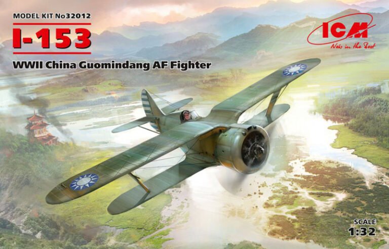 I-153 WWII China AF Figther – 1/32 – ICM # 32012