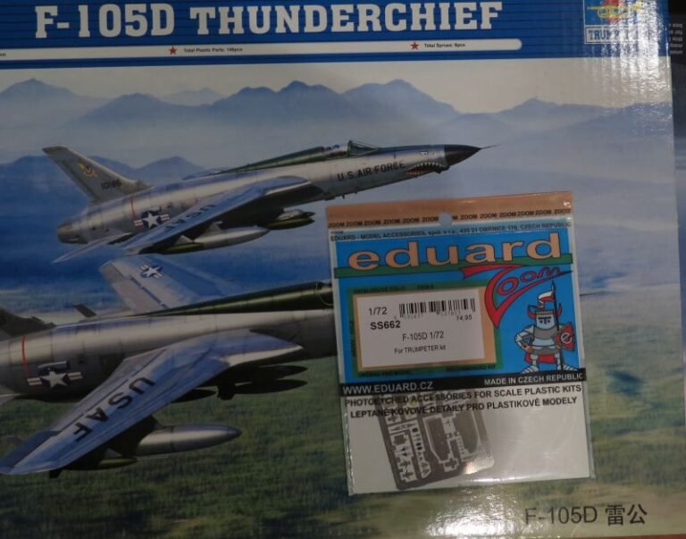 Conjunto Eduard para o F-105D da Trumpeter